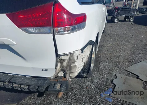 2012 Toyota Sienna Le V6 8 Passenger из США, поврежденный, VIN 5TDKK3DC0CS206512